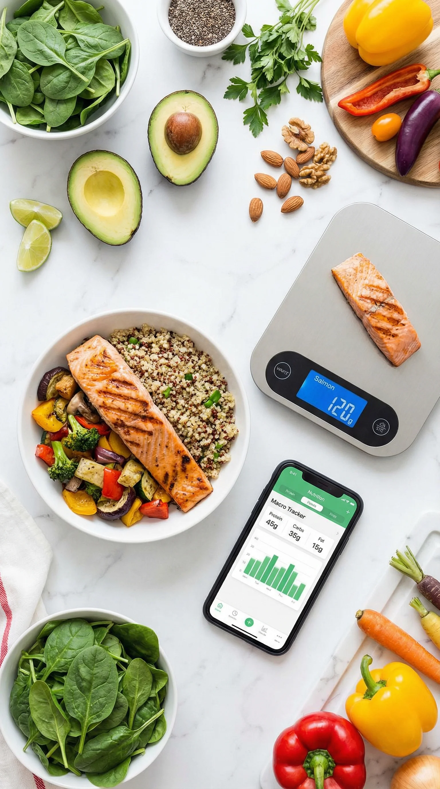 Healthy meal preparation